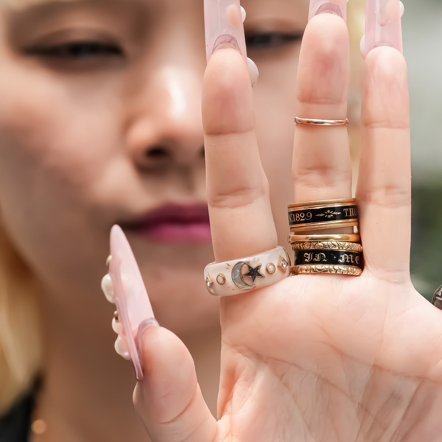 EYE RING / STAR MOON / SMOKY BEIGE / #11 #12