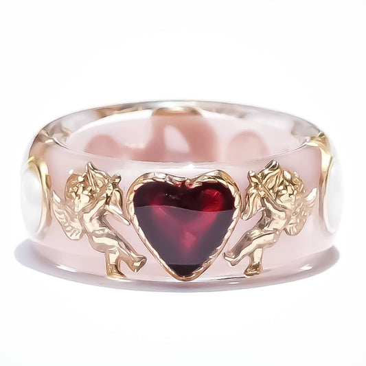 ANGEL RING / HEART / BLACK / RED #12 #13 #17