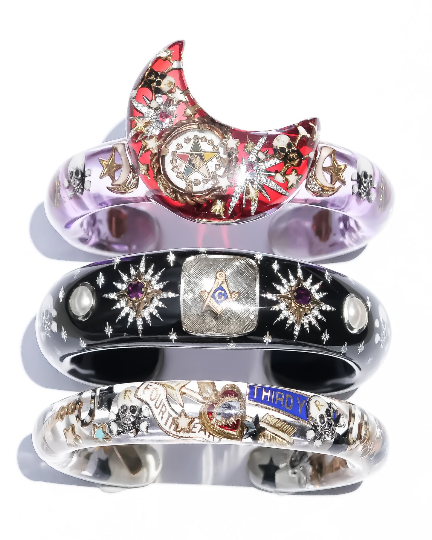 MEMENTO MORI BRACELET / EYE / KYE / CLEAR
