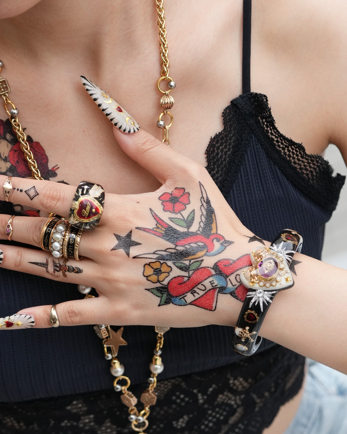 LOVE RING / HEART ARROW / BLACK2 / #14
