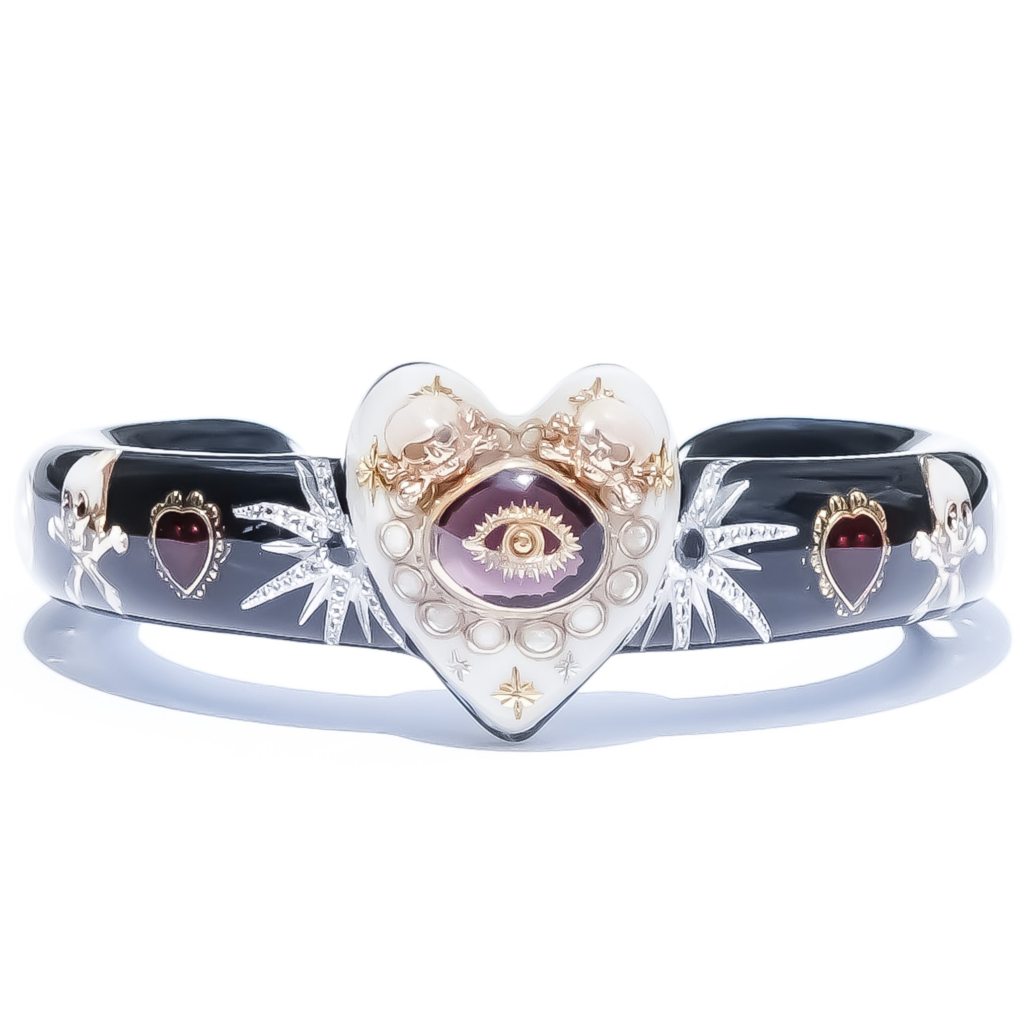 ❤星湖さま❤2025年Bracelet❤❤ LOVE BRACELET / EYE / AMETHYST / PURPLE – RUKA