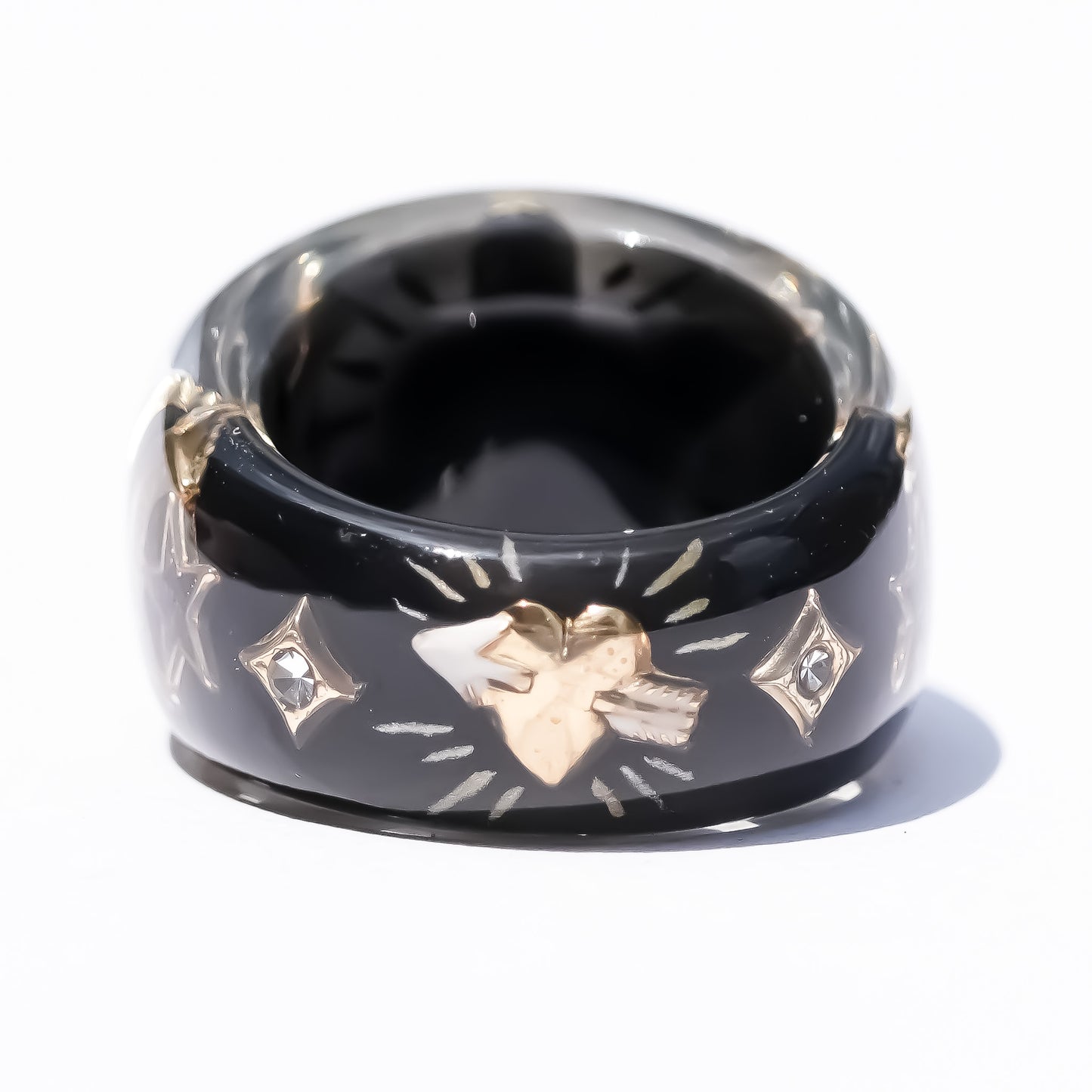 LOVE RING / HEART ARROW / BLACK2 / #14