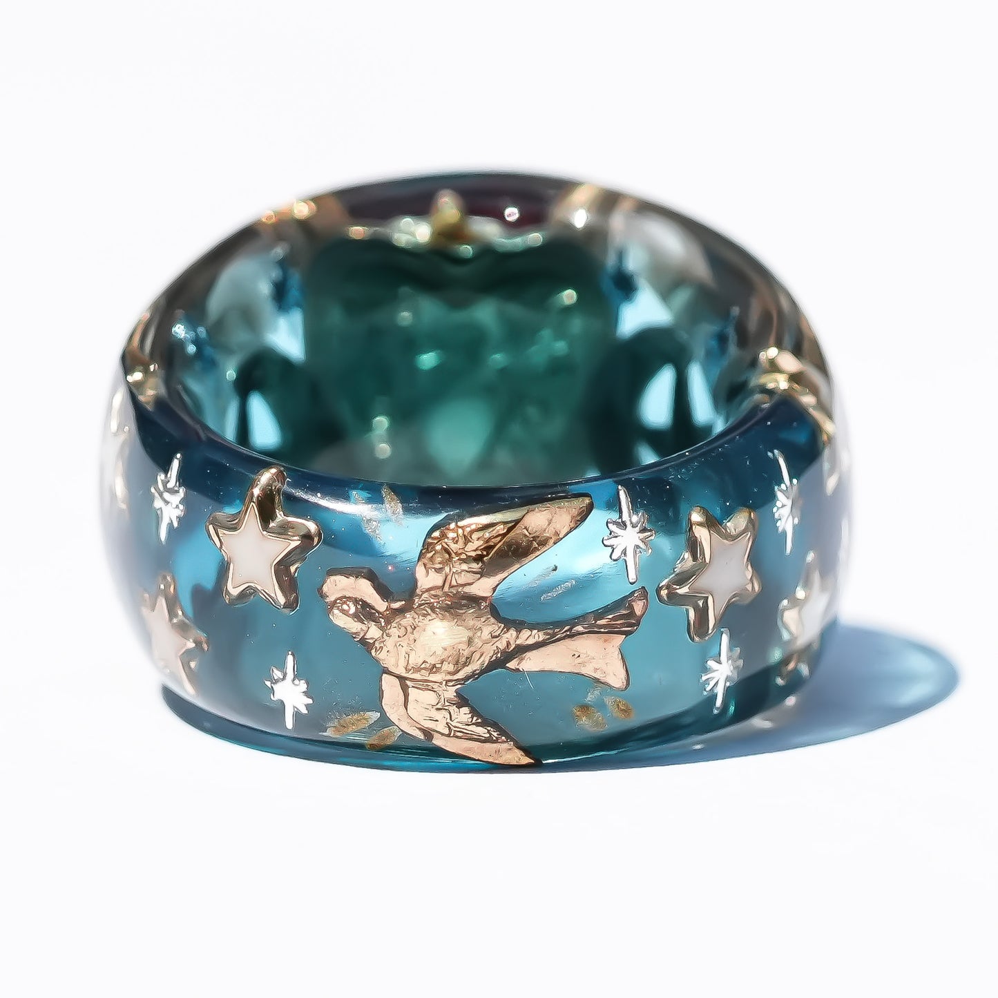 LOVE RING / HEART / ARROW / SWALLOW / BLUE / #13