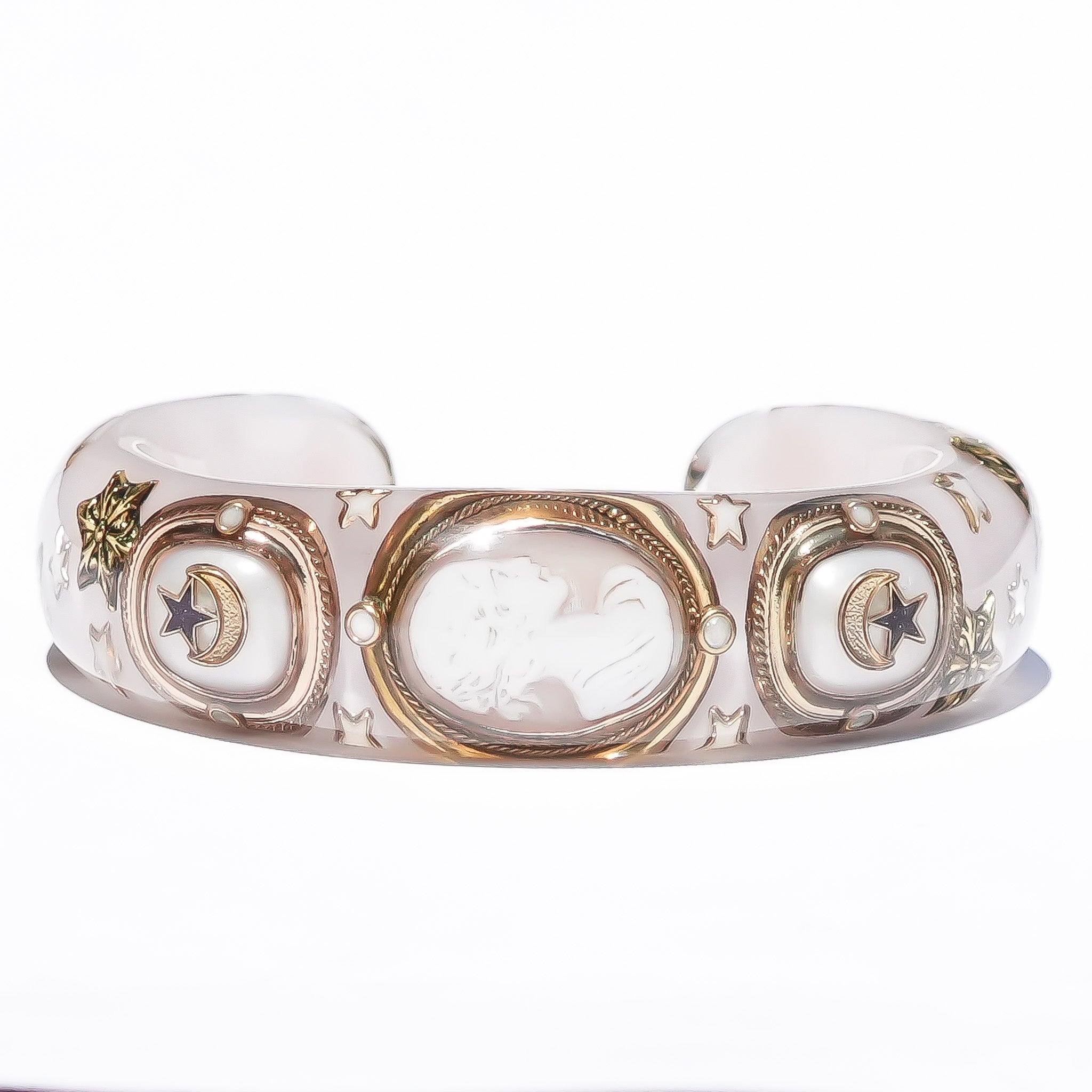 Ruka ルカ トゥモローランド【カメオ入り】バングル　アンティーク RUKA バングル （Ruka ルカ トゥモローランド【カメオ入り
