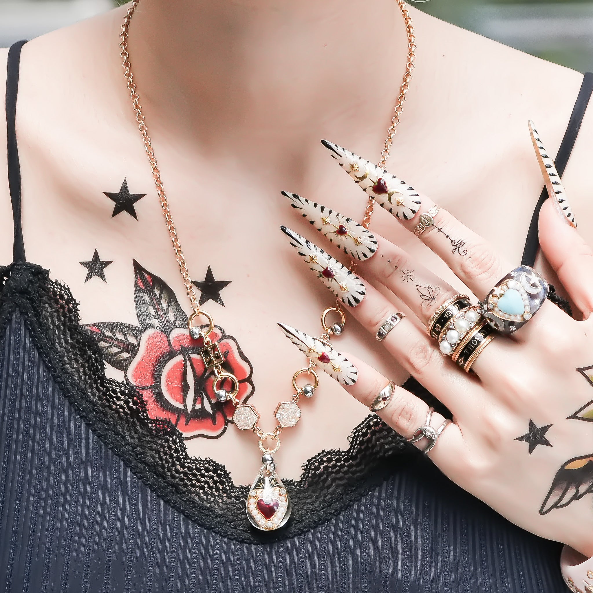RUKA LOVEシリーズ・ブラックリング新品未使用　10号 RING – RUKA