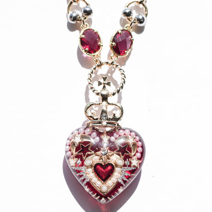 LOVE NECKLACE / HEART / RED