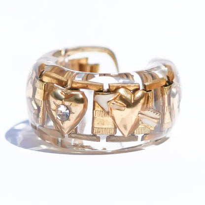 LOVE EARCUFF / ARROW HEART / GOLD