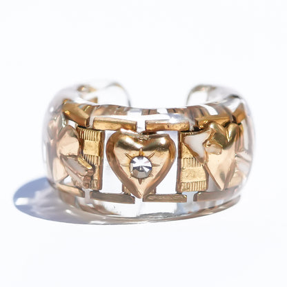 LOVE EARCUFF / ARROW HEART / GOLD