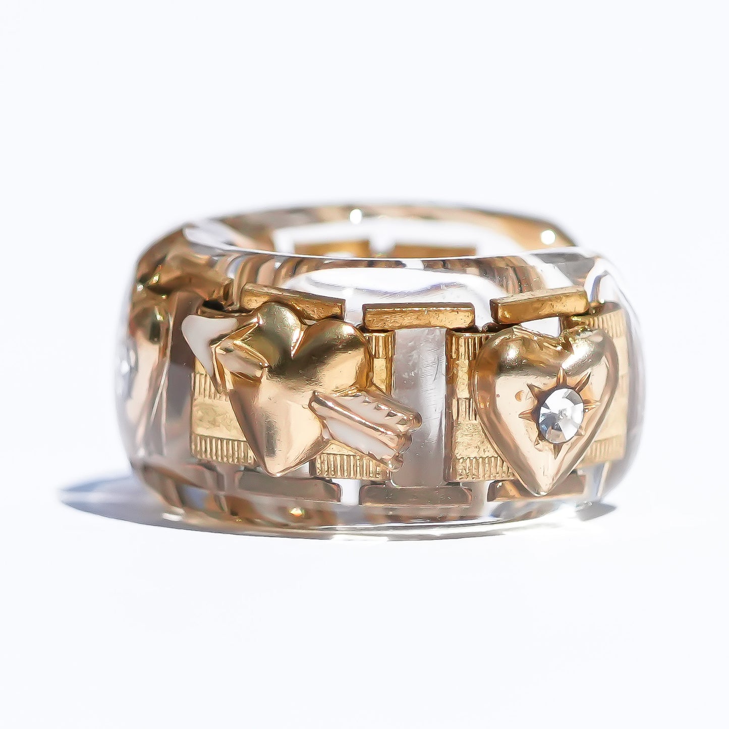 LOVE EARCUFF / ARROW HEART / GOLD