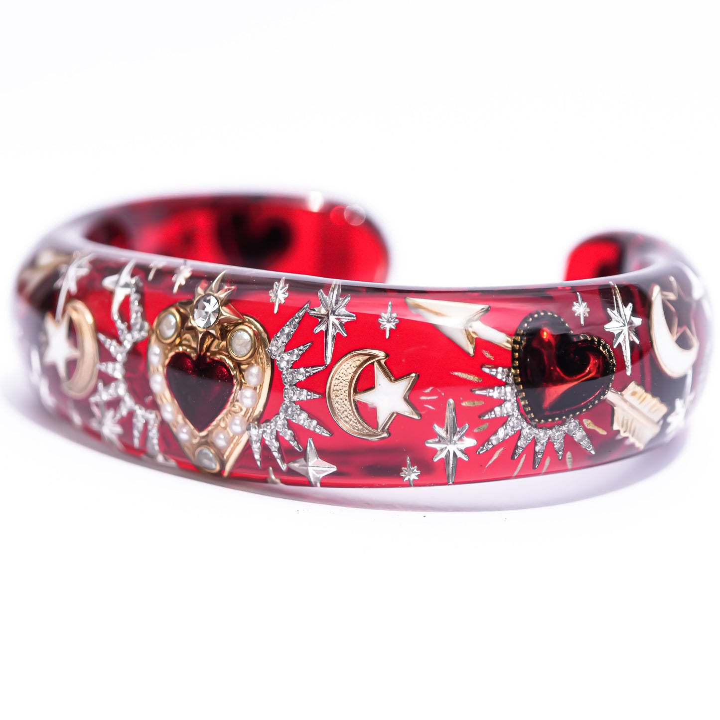 LOVE BRACELET / ARROW HEART / RED
