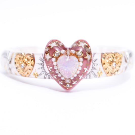 LOVE BRACELET / SMOKY PINK / PINK OPAL 2
