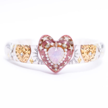 LOVE BRACELET / SMOKY PINK / PINK OPAL 2