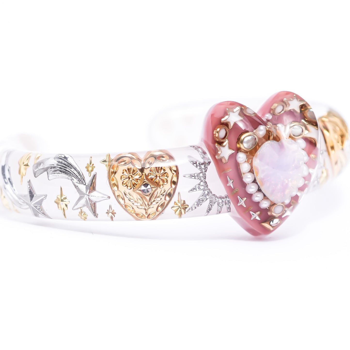 LOVE BRACELET / SMOKY PINK / PINK OPAL 2