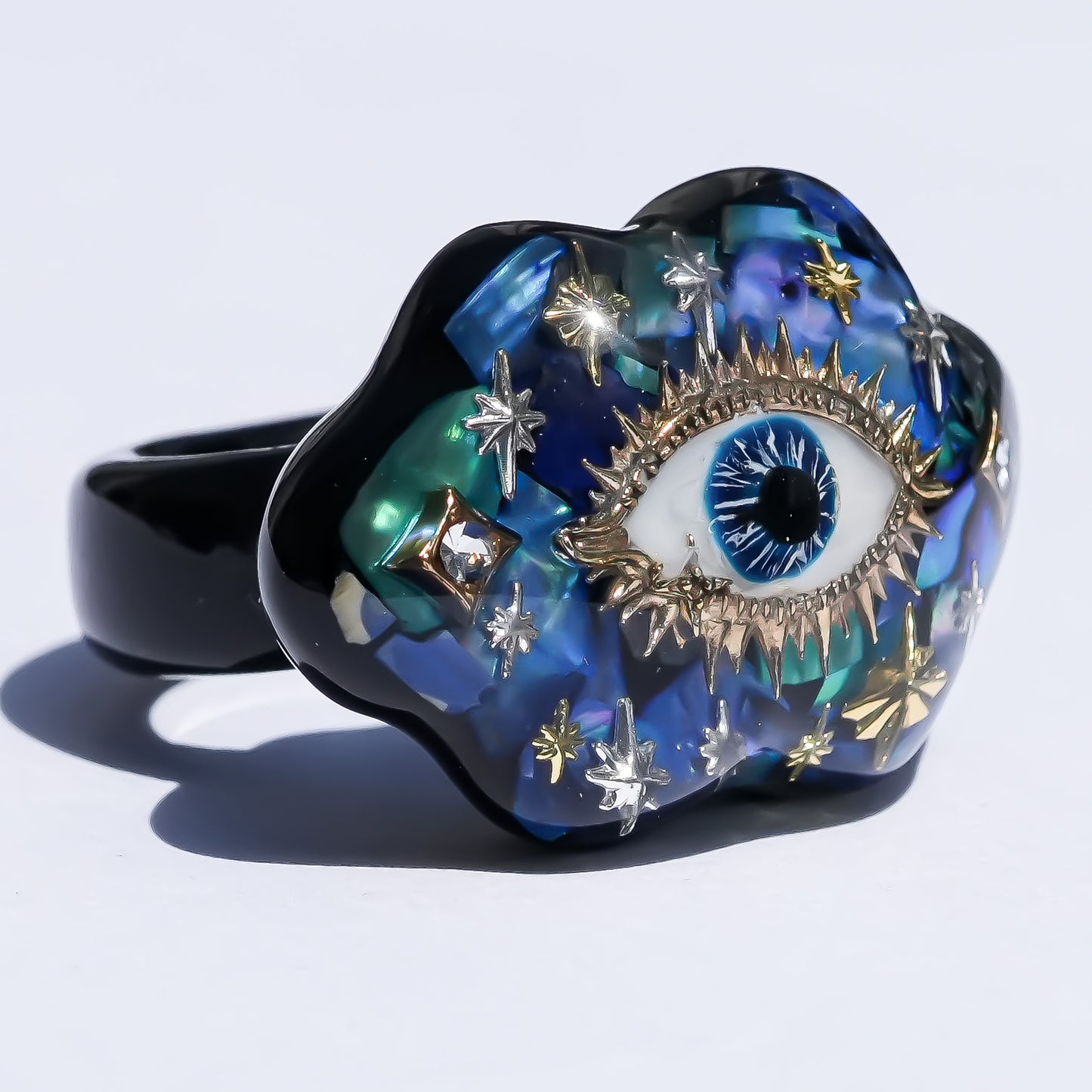 EYE RING / CROWD / AURORA OPAL / #11 