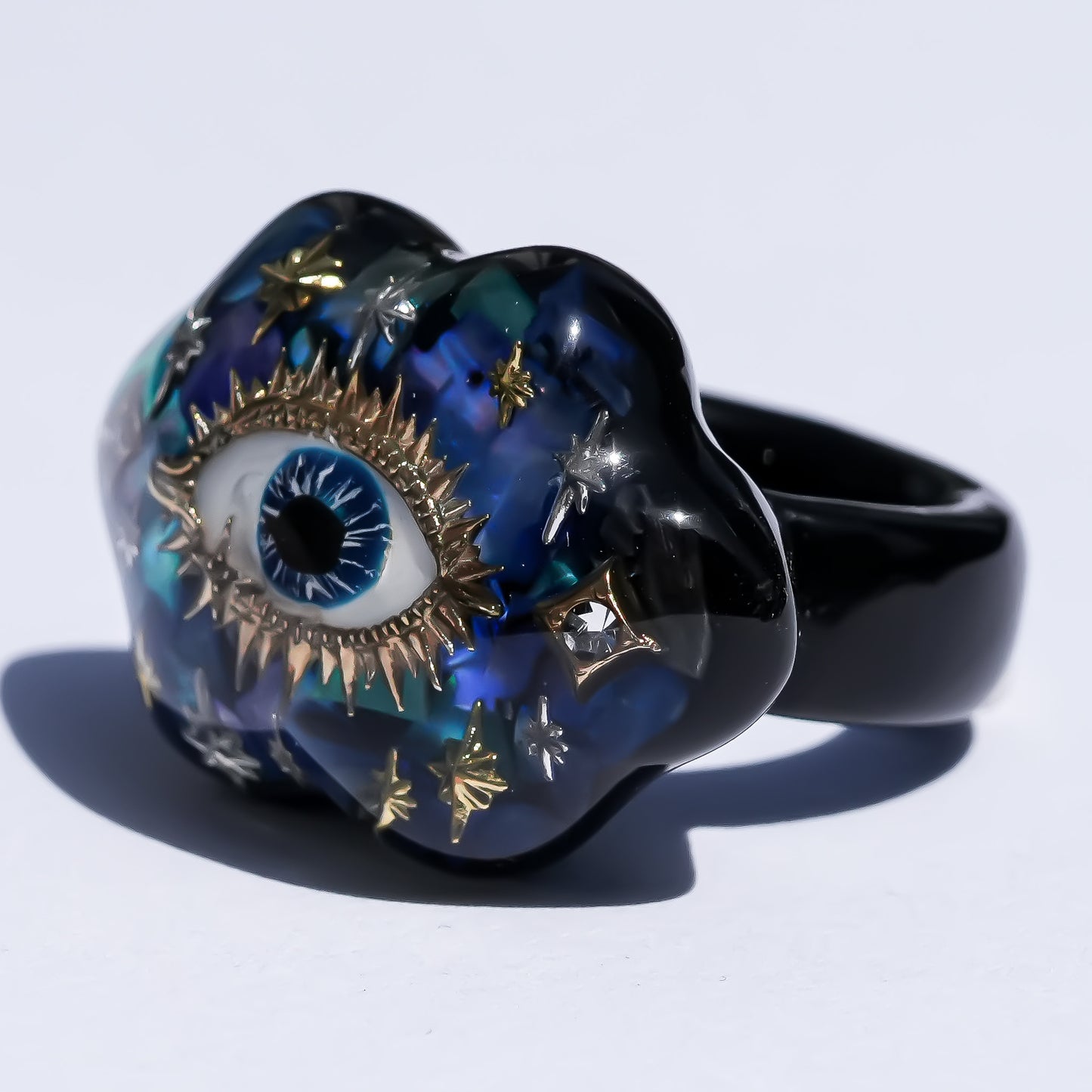 EYE RING / CROWD / AURORA OPAL / #11 
