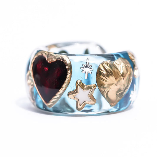 LOVE EARCUFF / HEART / BLUE