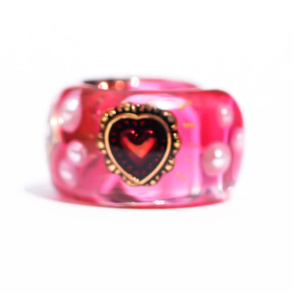LOVE EARCUFF / HEART / PINK