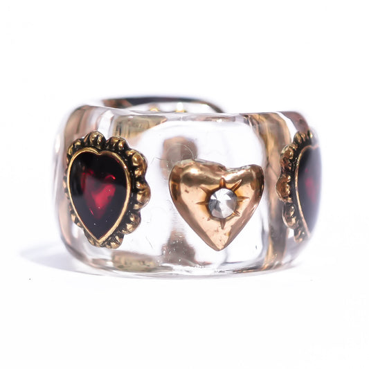 LOVE EARCUFF / HEART / CLEAR