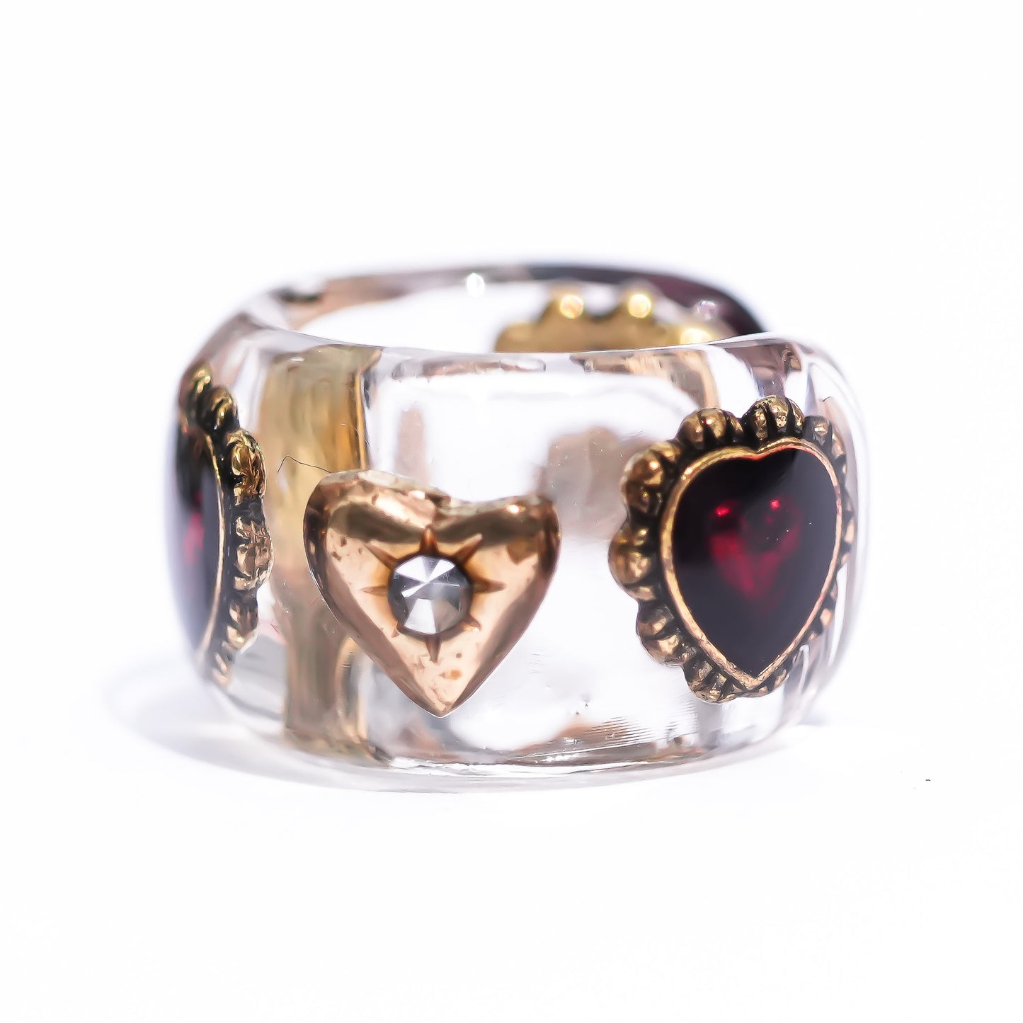 LOVE EARCUFF / HEART / CLEAR
