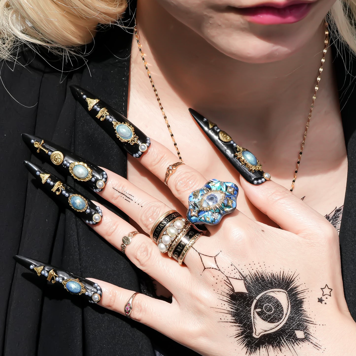 EYE RING / CROWD / AURORA OPAL / #11 