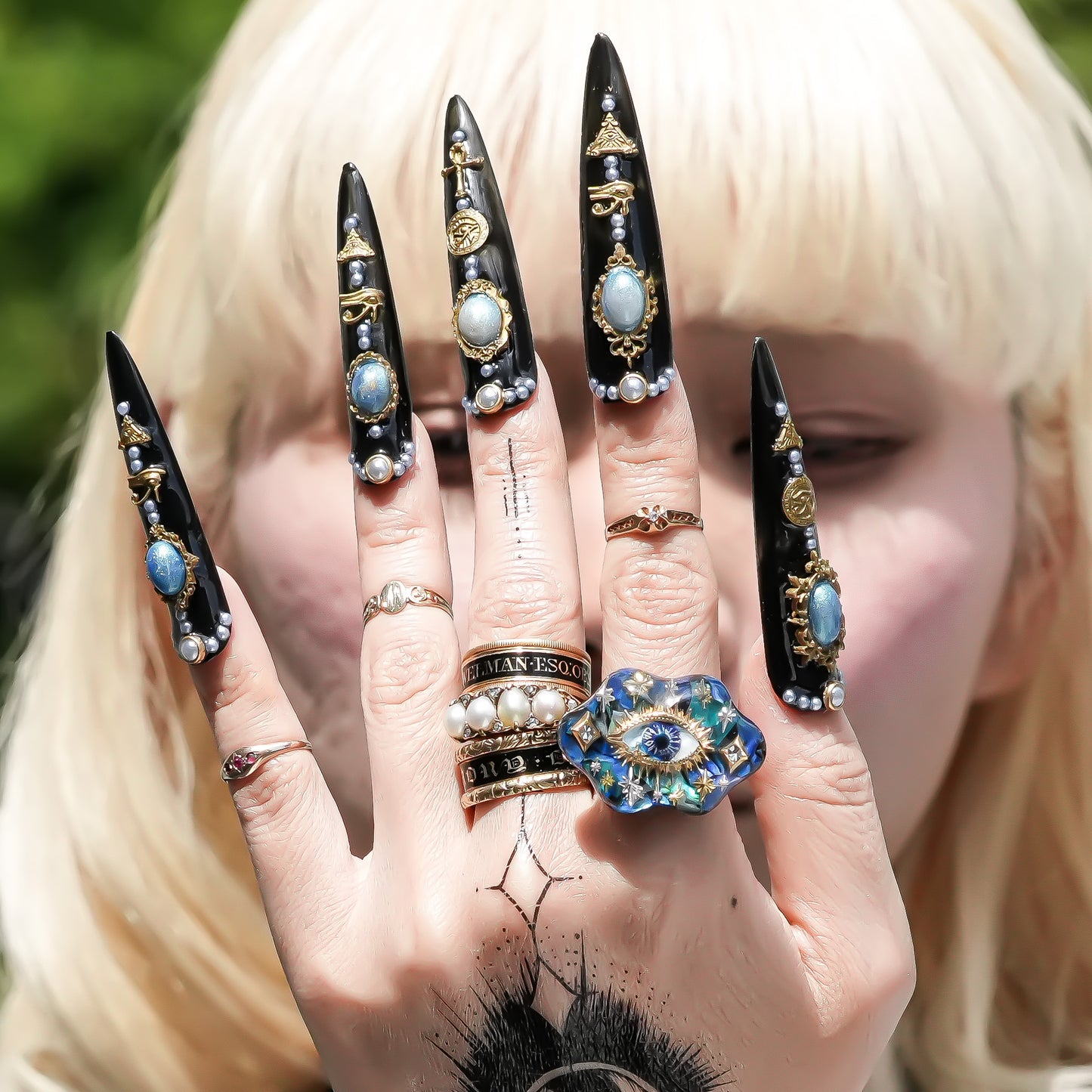EYE RING / CROWD / AURORA OPAL / #11 