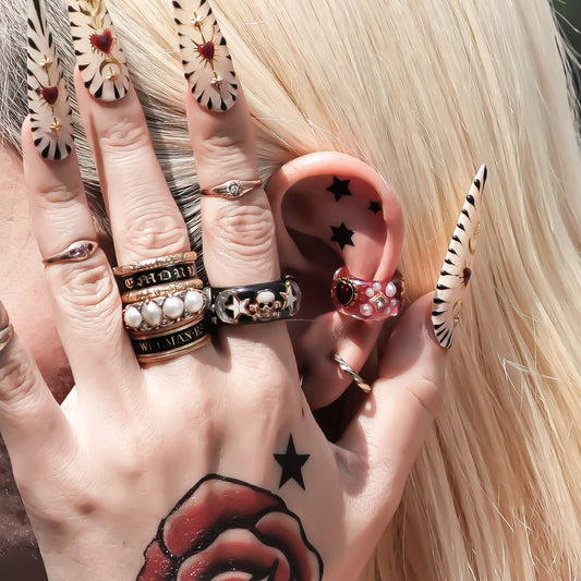 LOVE EARCUFF / HEART / PINK
