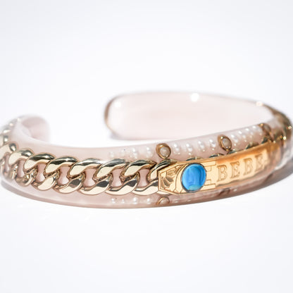 LOVE BRACELET / BABY / GOLD / SMOKY PINK