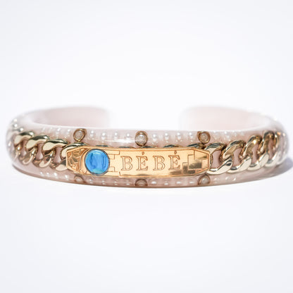 LOVE BRACELET / BABY / GOLD / SMOKY PINK