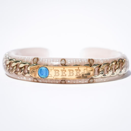LOVE BRACELET / BABY / GOLD / SMOKY PINK