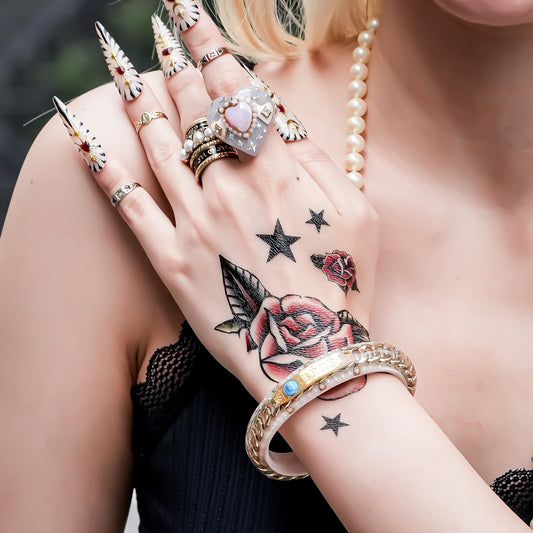 LOVE BRACELET / BABY / GOLD / SMOKY PINK