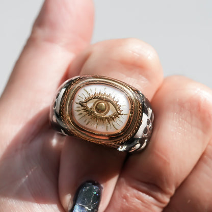 The Eye of Destiny Ring / BLACK / #13