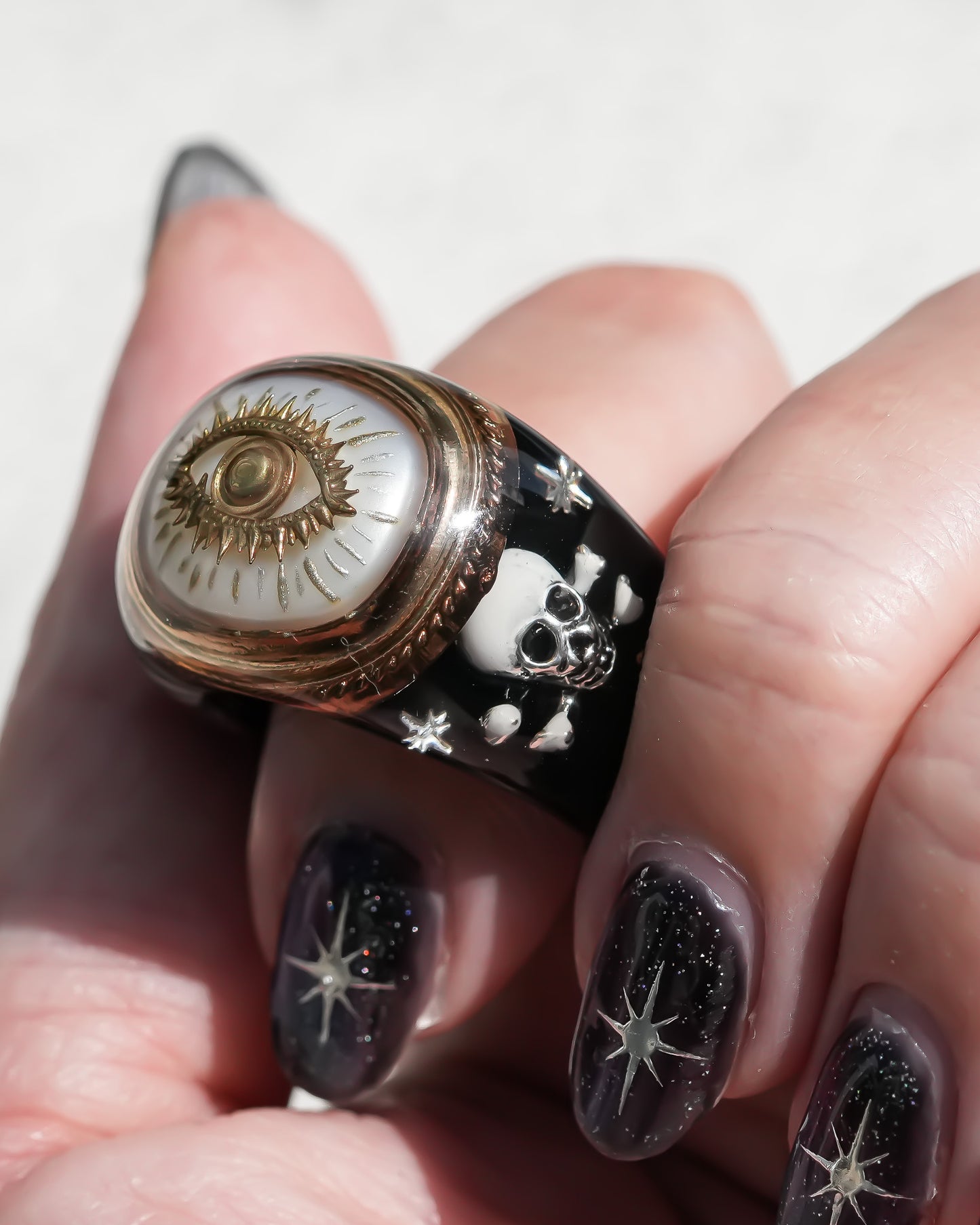 The Eye of Destiny Ring / BLACK / #13