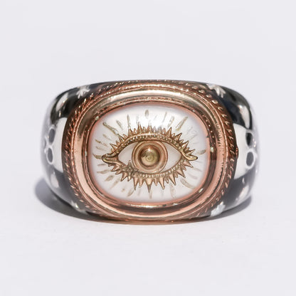 The Eye of Destiny Ring / BLACK / #13