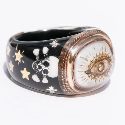 The Eye of Destiny Ring / BLACK / #13
