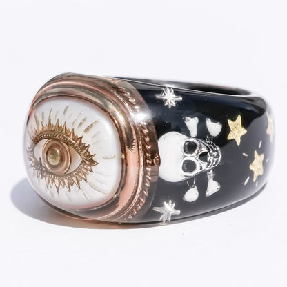 The Eye of Destiny Ring / BLACK / #13