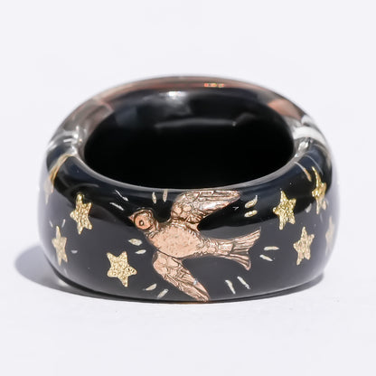 The Eye of Destiny Ring / BLACK / #13