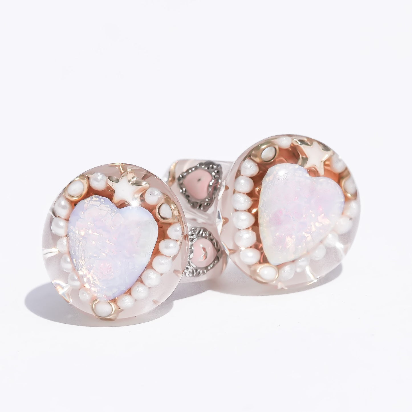 Pink Opal Moonlight Ring / #10 #13