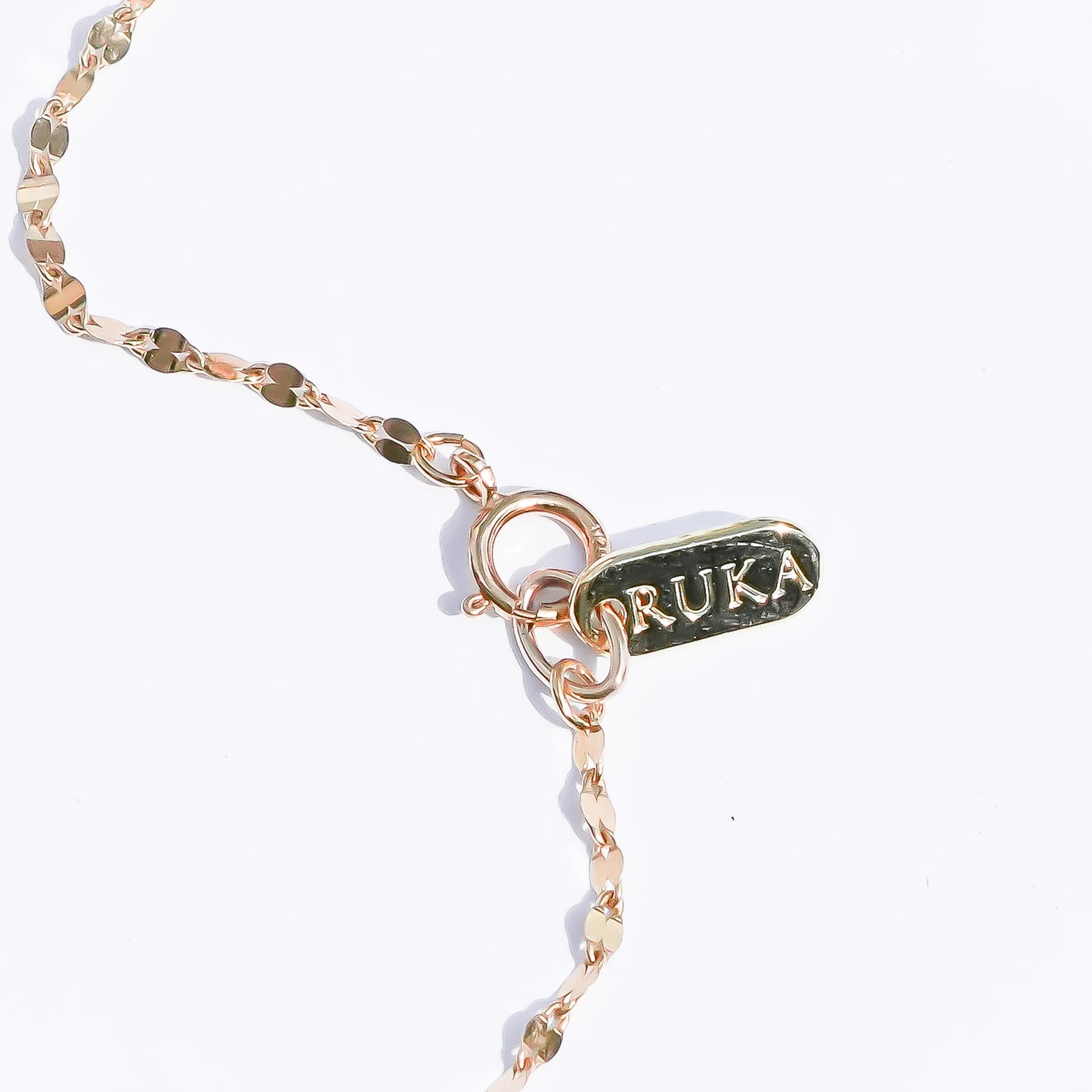 Miniature Ornament Necklace / Moon / Smoky White