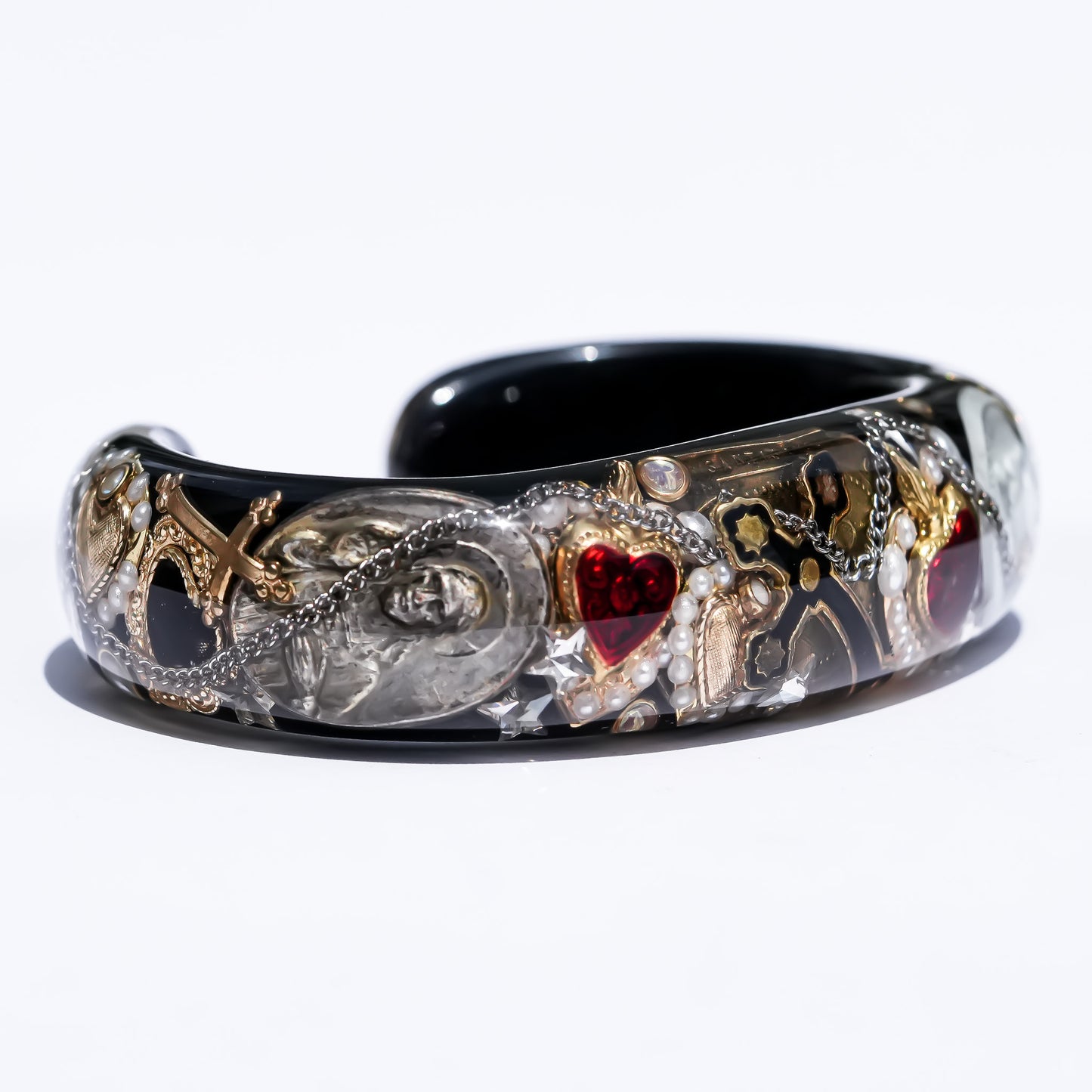 Pilgrim Reliquary Bracelet - Black × Antique Mix