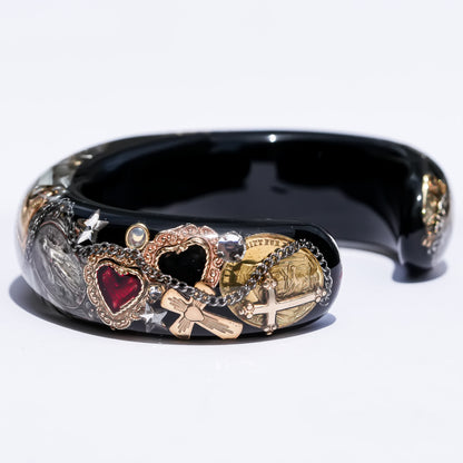 Pilgrim Reliquary Bracelet - Black × Antique Mix