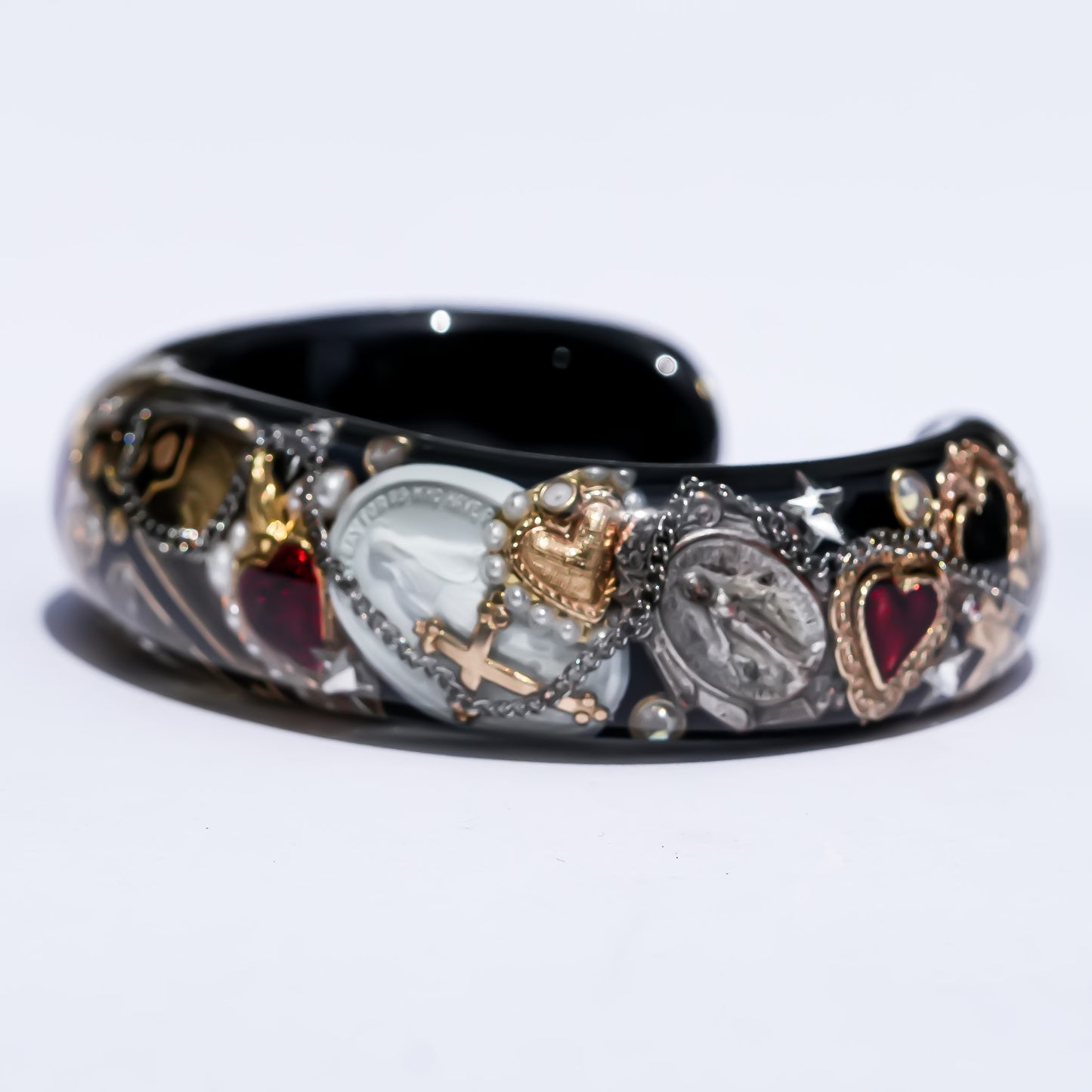 Pilgrim Reliquary Bracelet - Black × Antique Mix