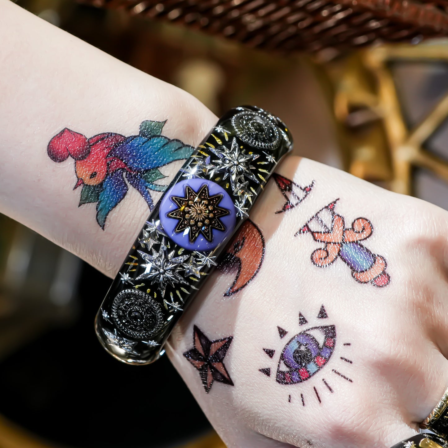 Midnight Star Bracelet - Black × Dark Blue