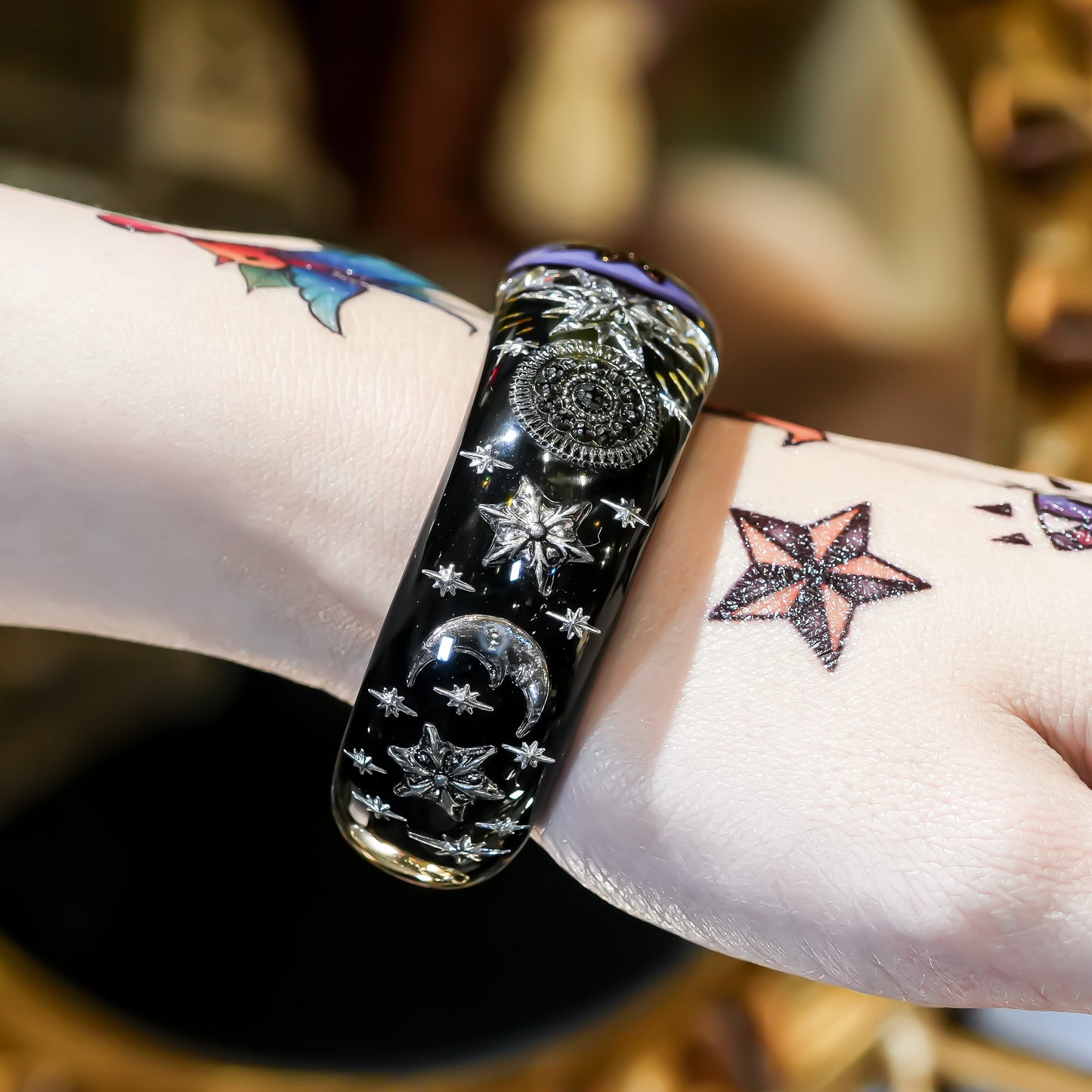 Midnight Star Bracelet - Black × Dark Blue