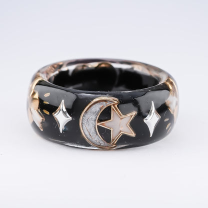 Cupid Heart Ring – Black × Red Heart / #11