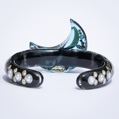 Blue Moon Spell Bracelet - Black × Blue