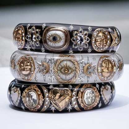Celestial Eye Bracelet - Smoky Brown