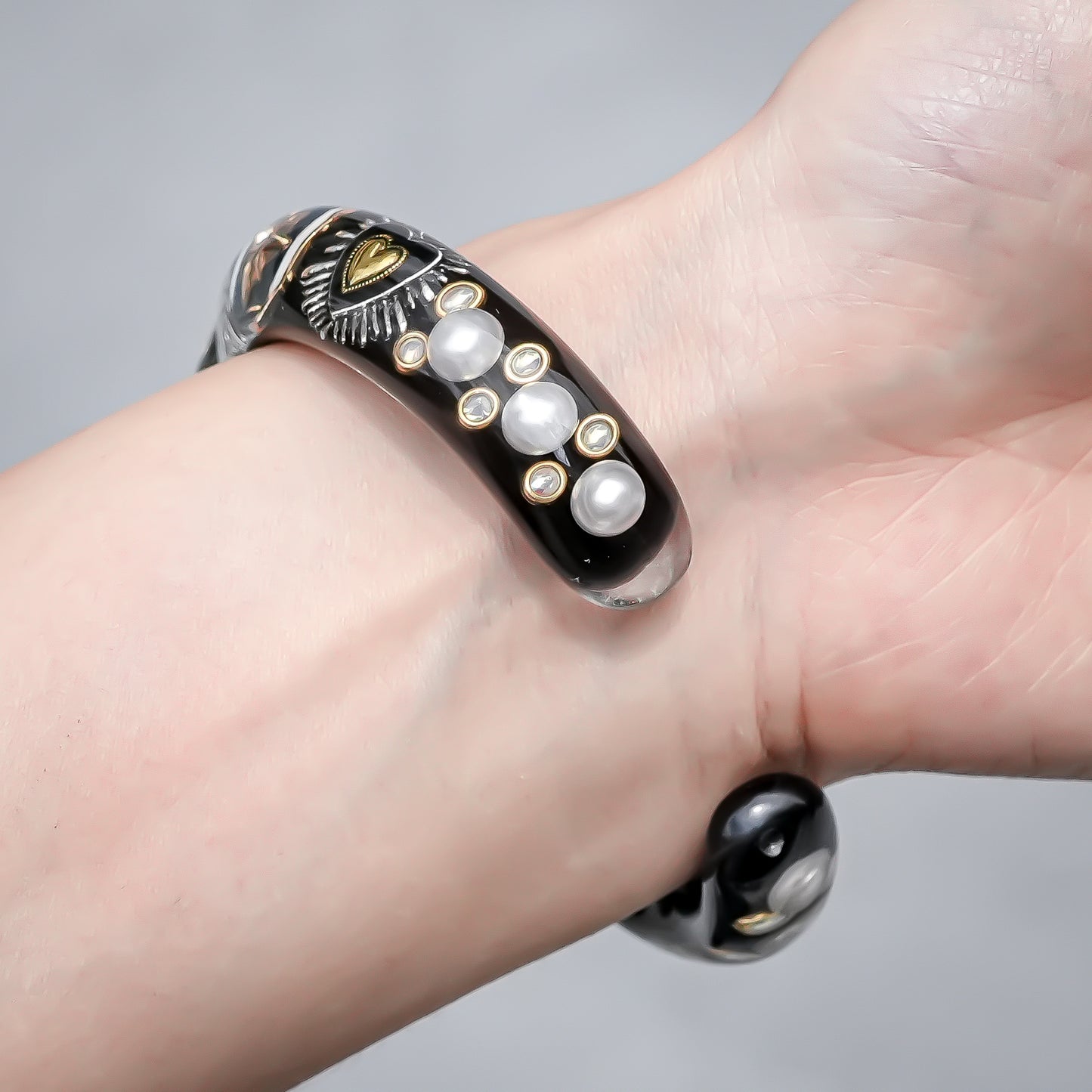Blue Moon Spell Bracelet - Black × Blue