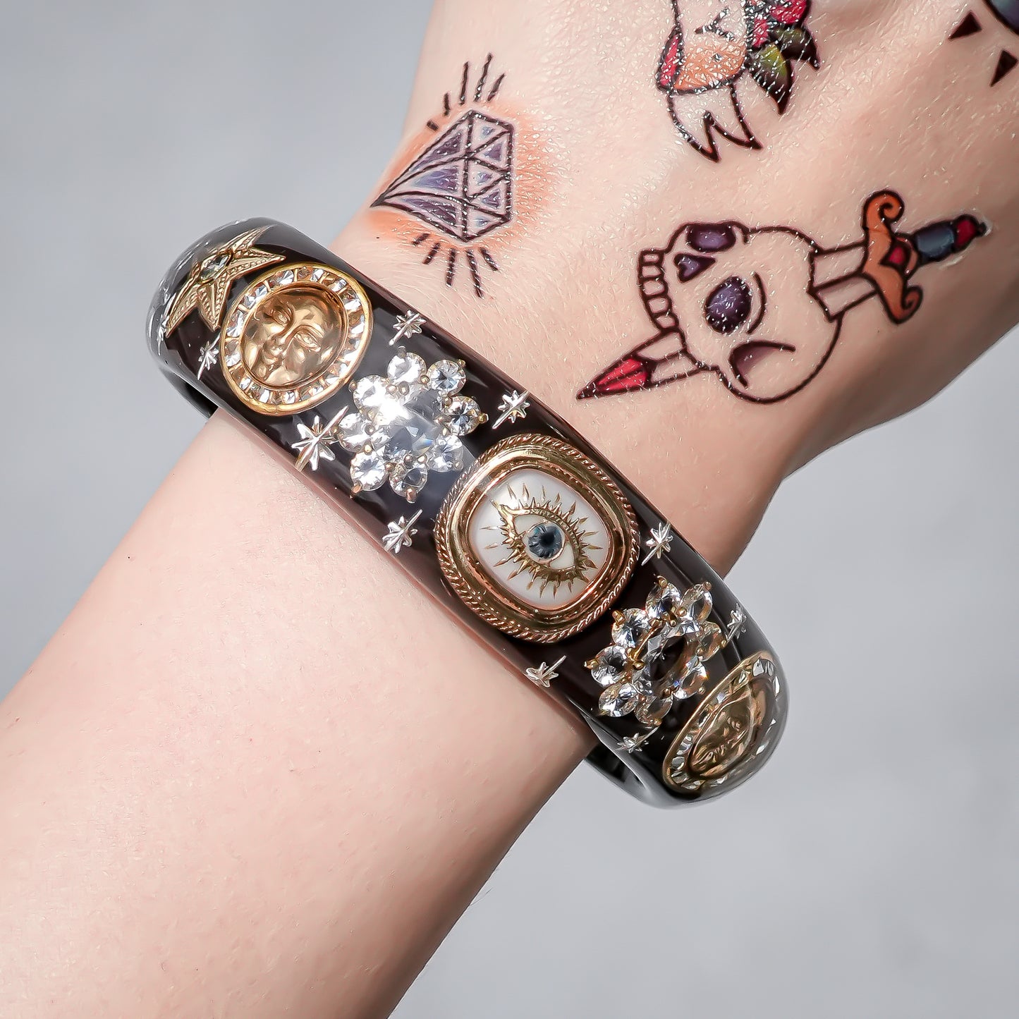 Celestial Eye Bracelet - Smoky Brown