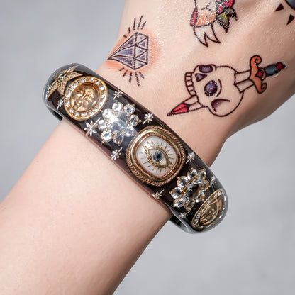 Celestial Eye Bracelet - Smoky Brown