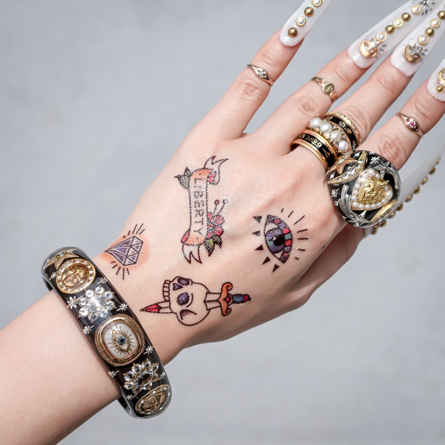 Celestial Eye Bracelet - Smoky Brown